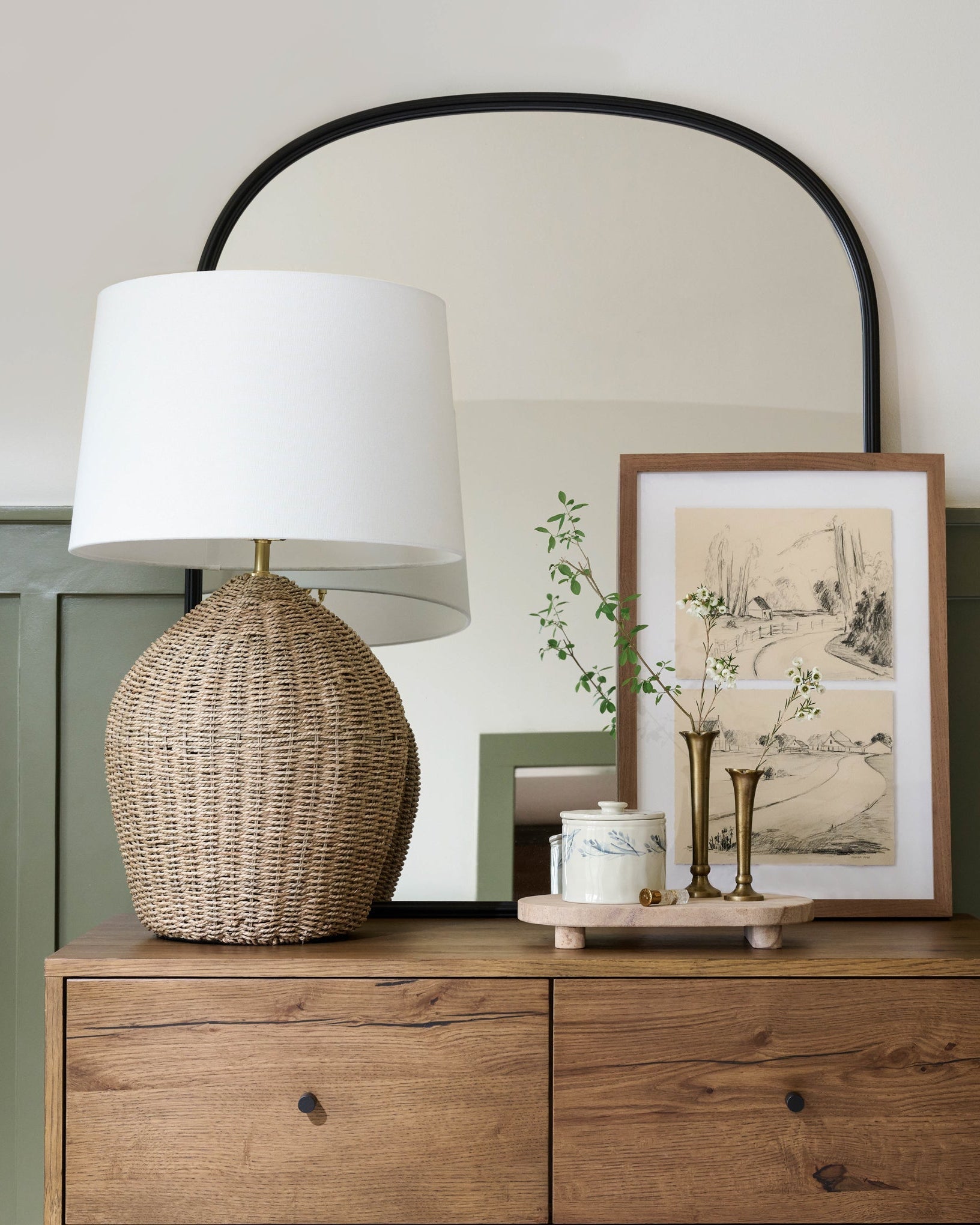 Archer Metal Framed Mirror