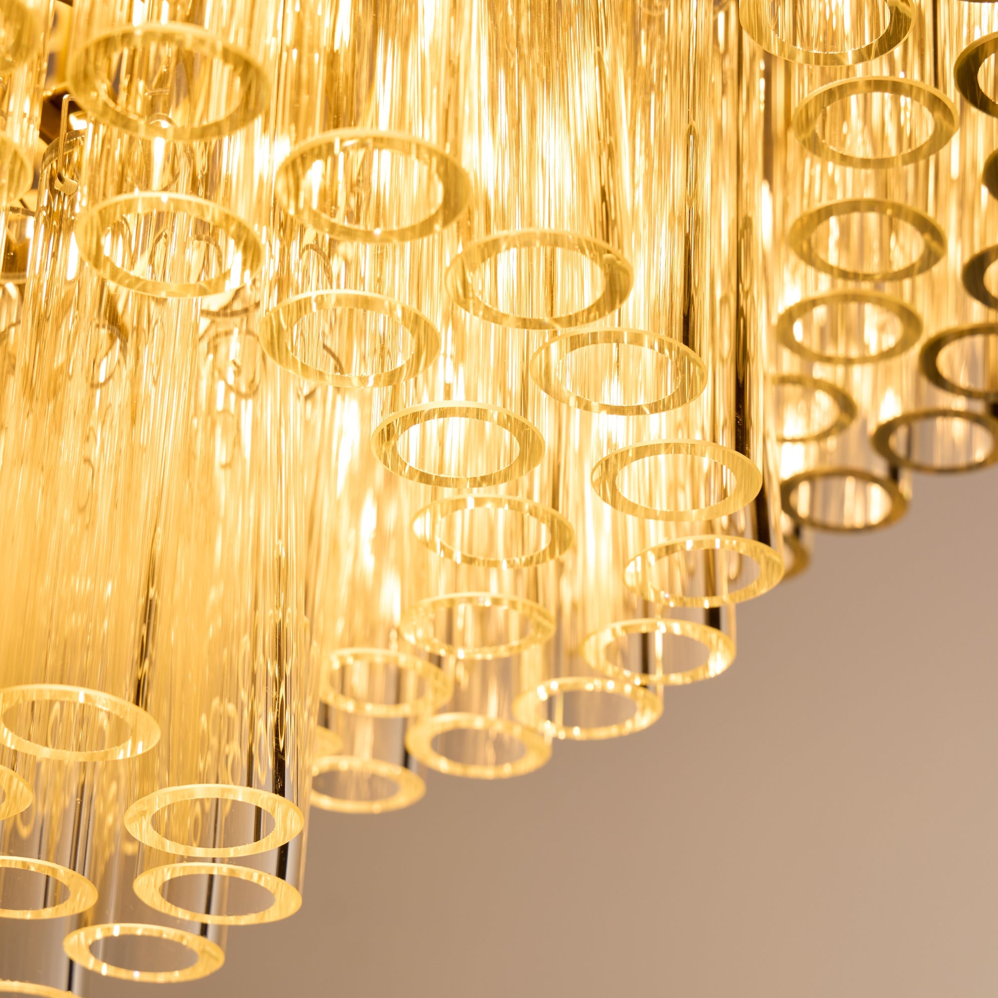 Astrid Chandelier in clear glass