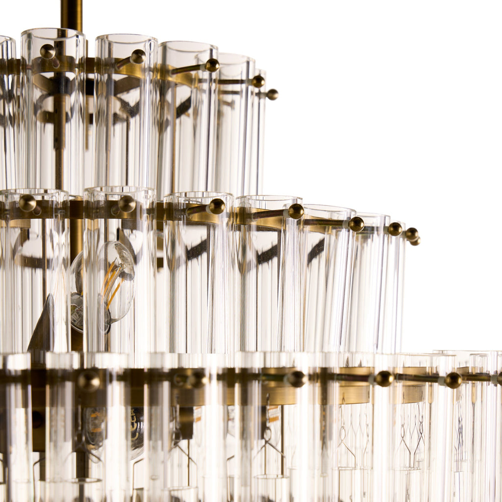 Astrid Chandelier in clear glass