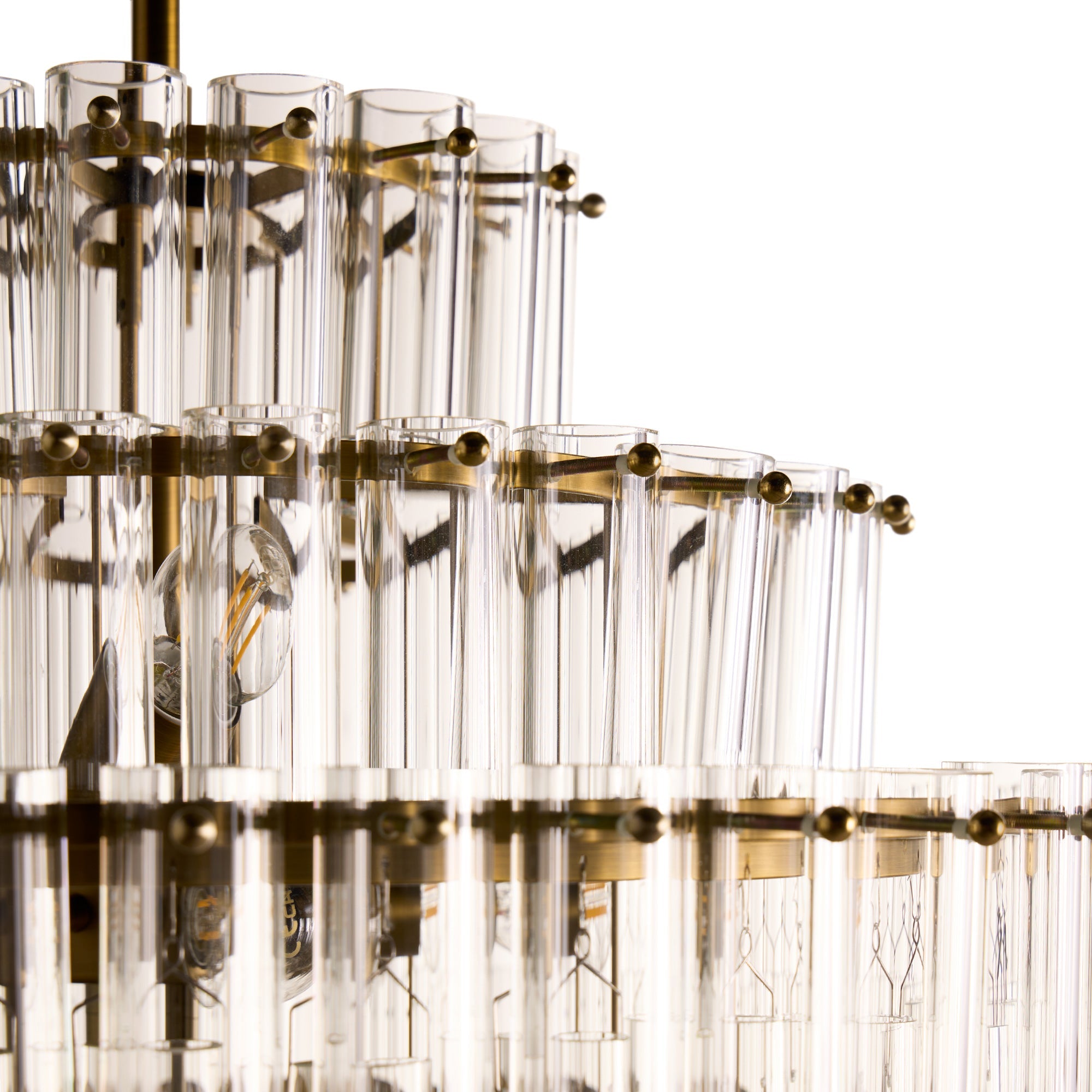 Astrid Chandelier in clear glass