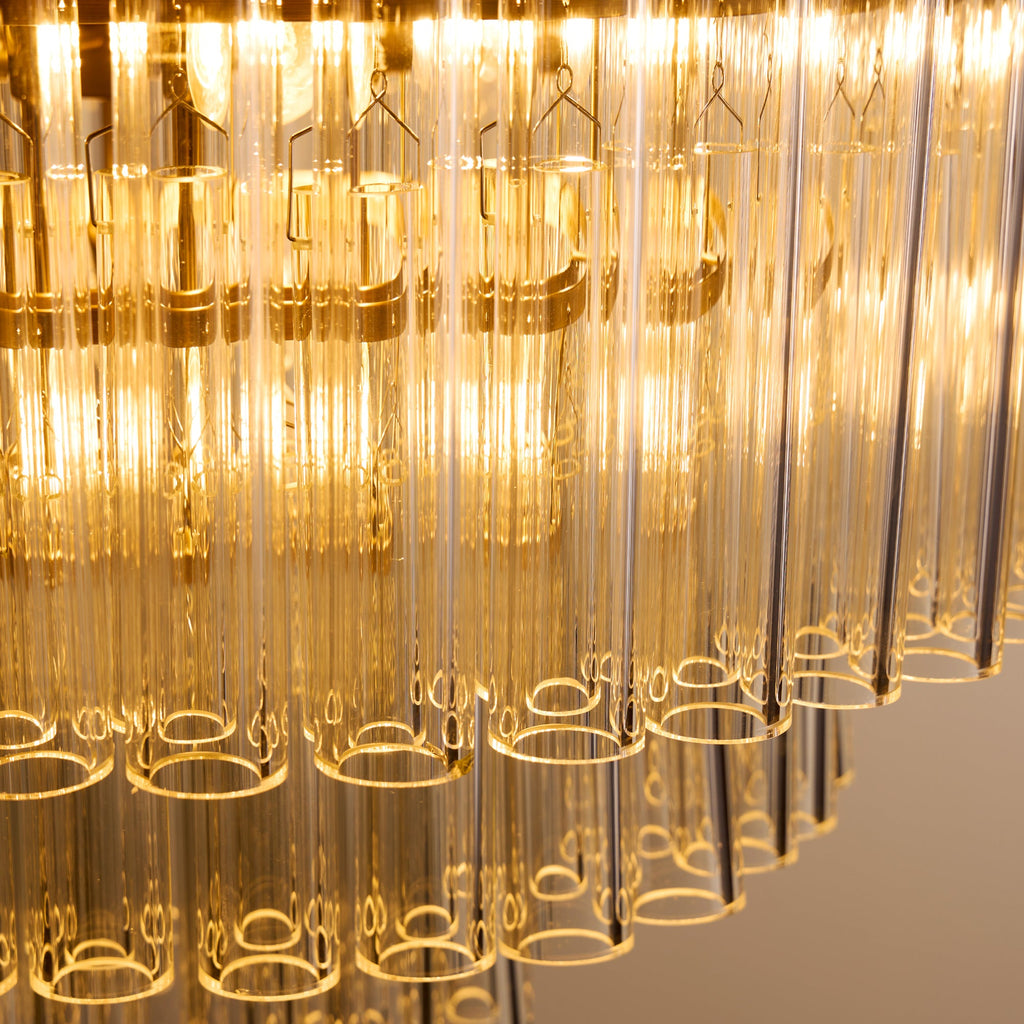 Astrid Chandelier in clear glass