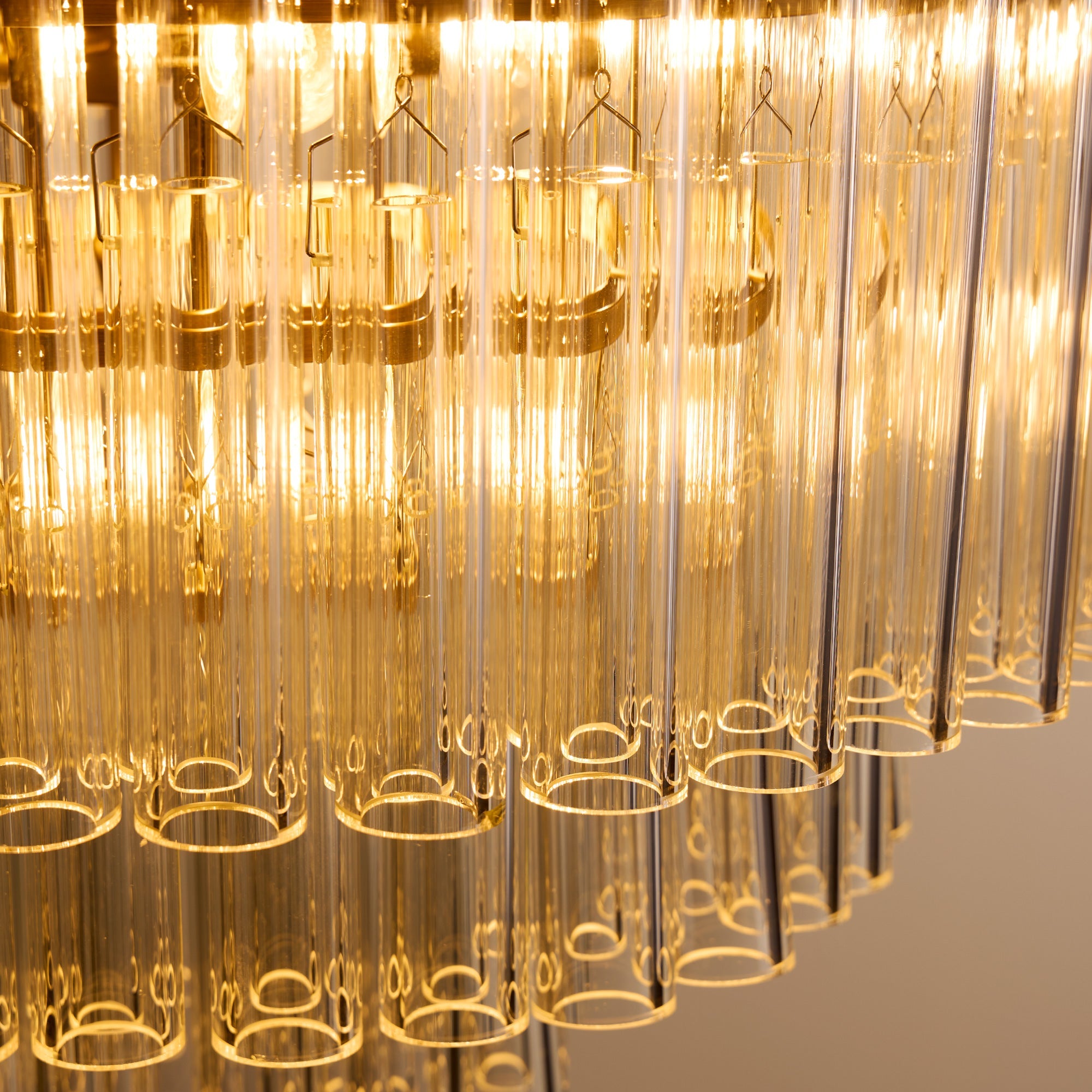 Astrid Chandelier in clear glass