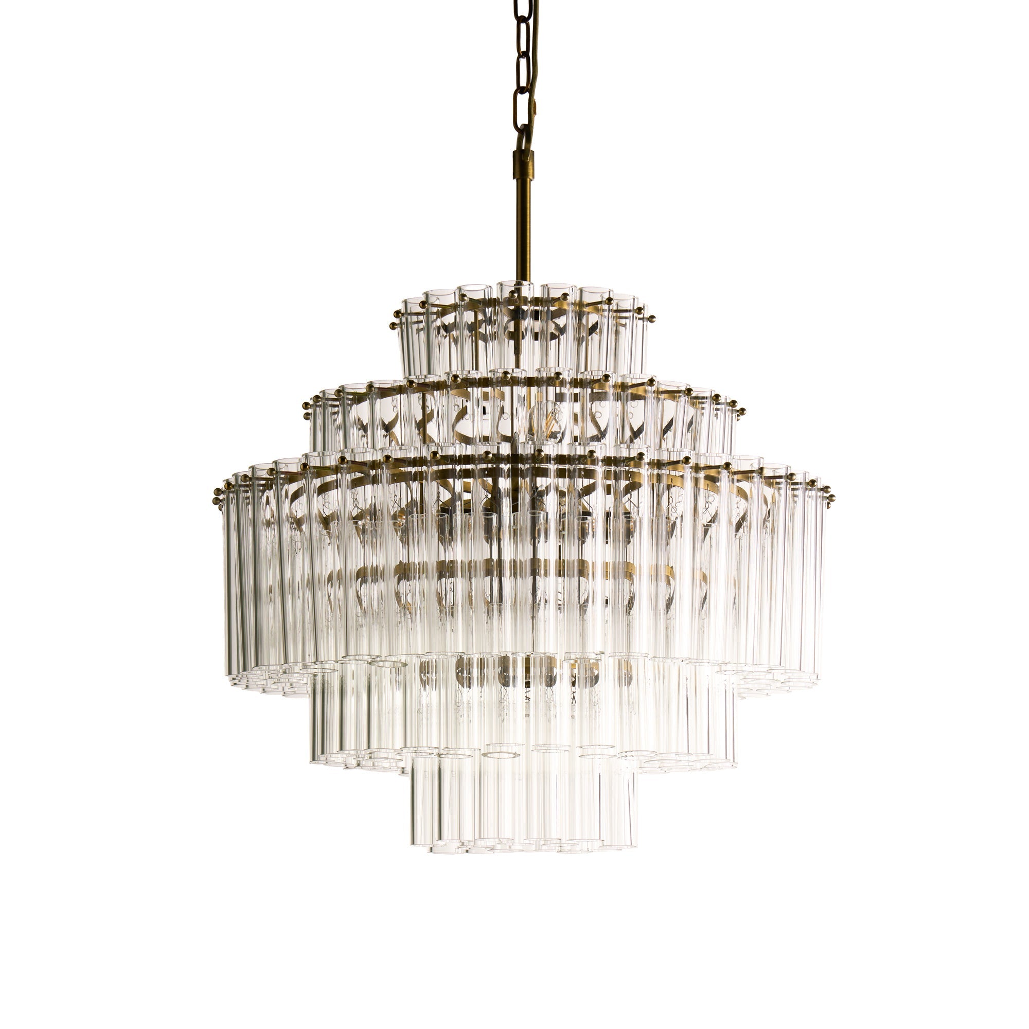Astrid Chandelier in clear glass