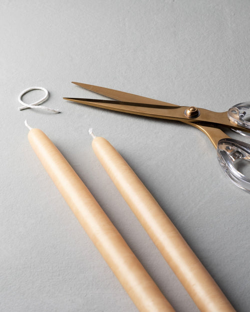 10" Hand Dipped Spun Finish Tapers