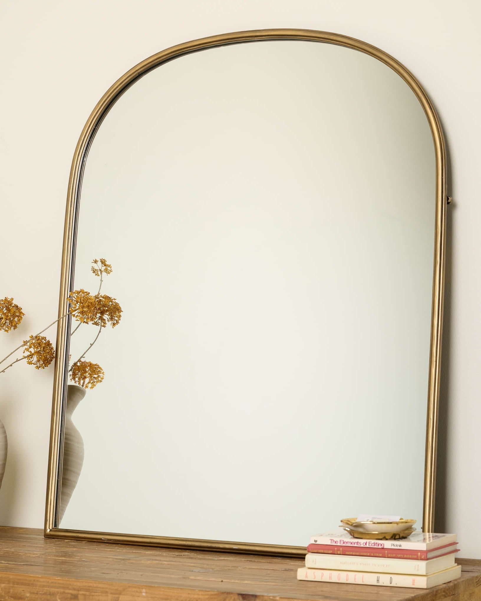 Archer Brass Metal Framed Mirror