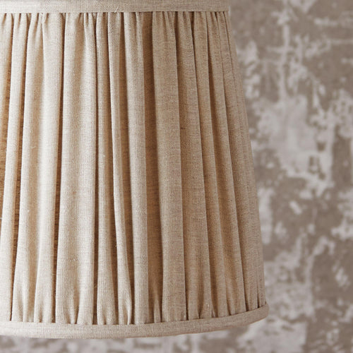 30cm tall tapered pendant shade in natural linen
