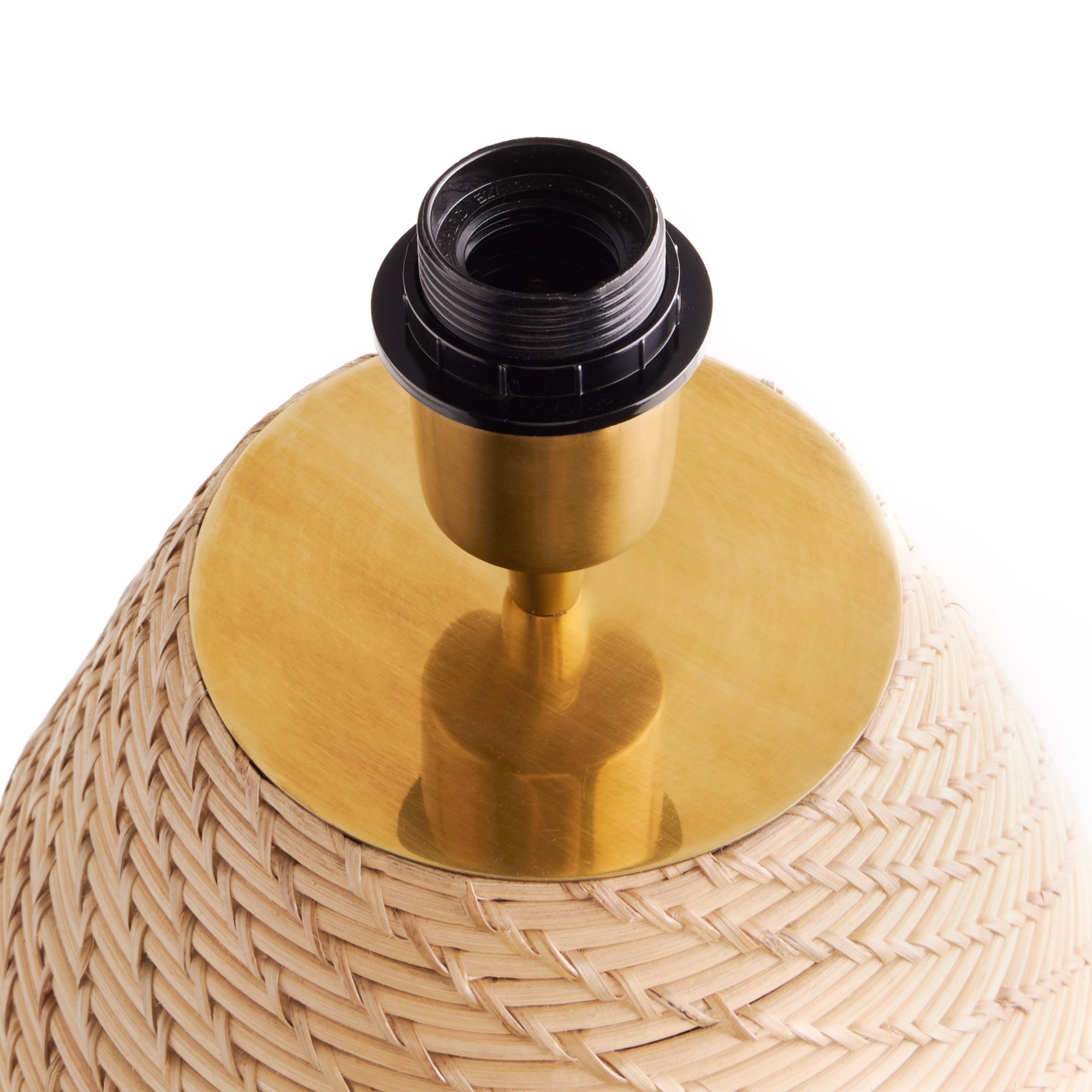 Aslan table lamp in natural rattan