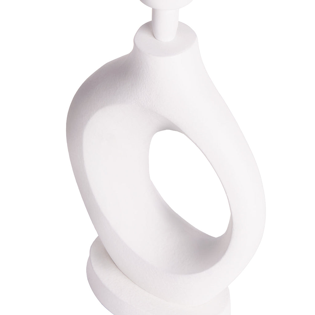 Aspro table lamp in Gesso white