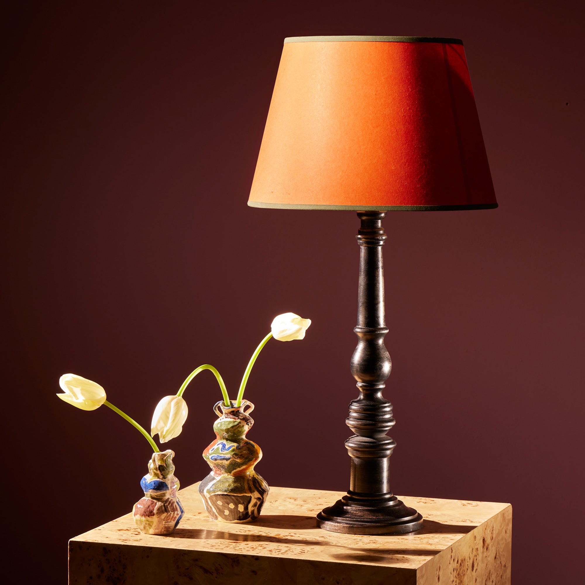 Atticus table lamp in black