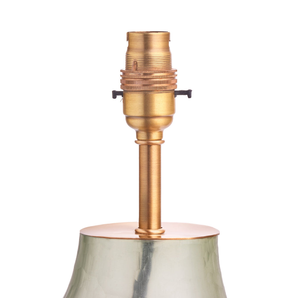 Hubert table lamp in green glass