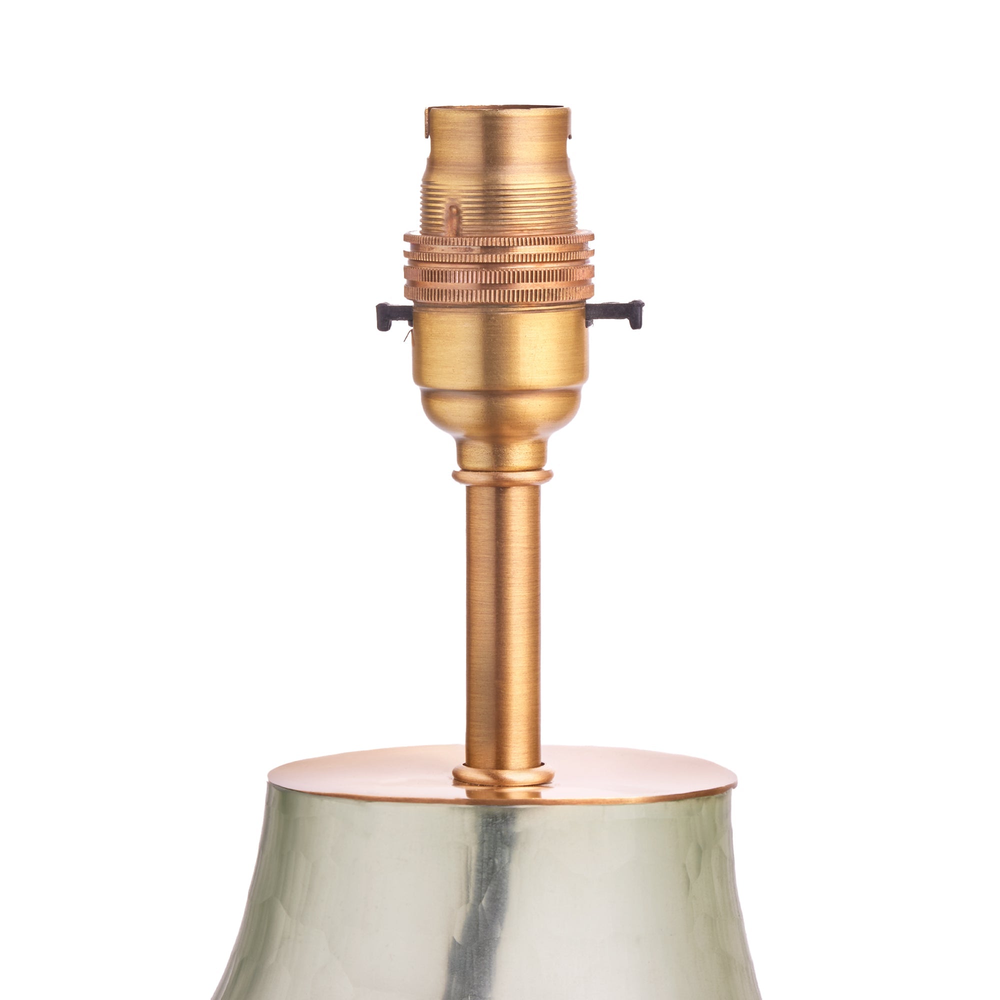 Hubert table lamp in green glass