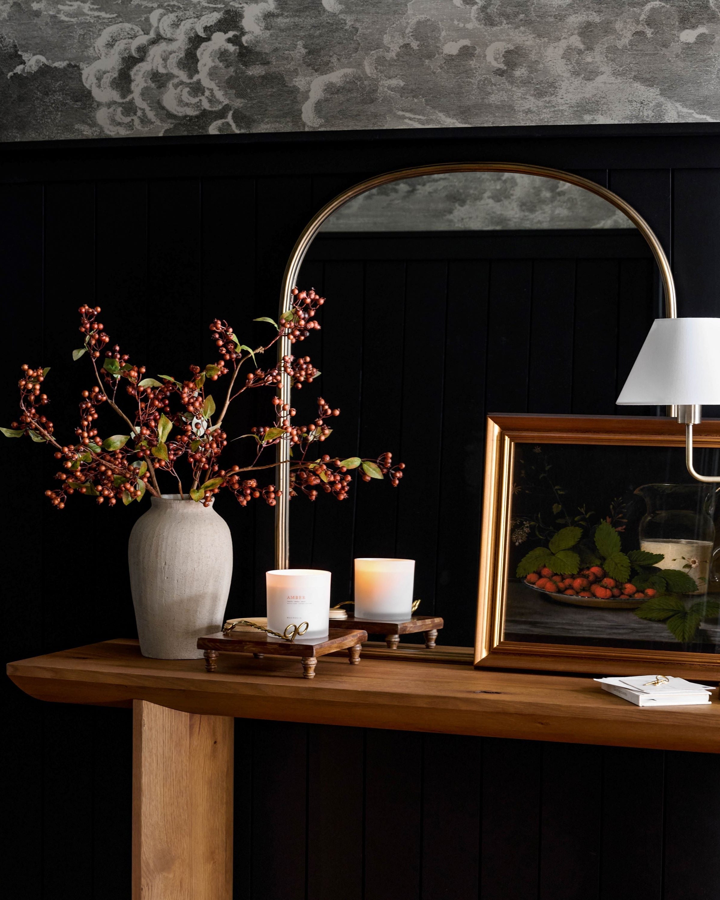 Archer Brass Metal Framed Mirror